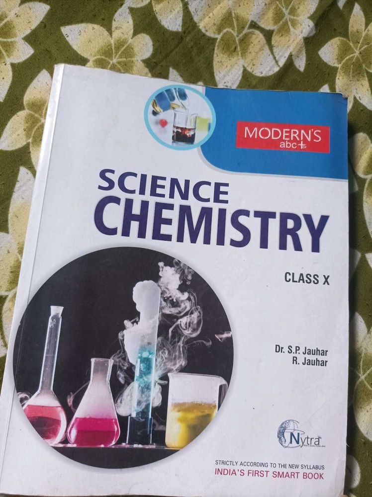 Class10th Chemistry Book Of Modern&#39;s abc+