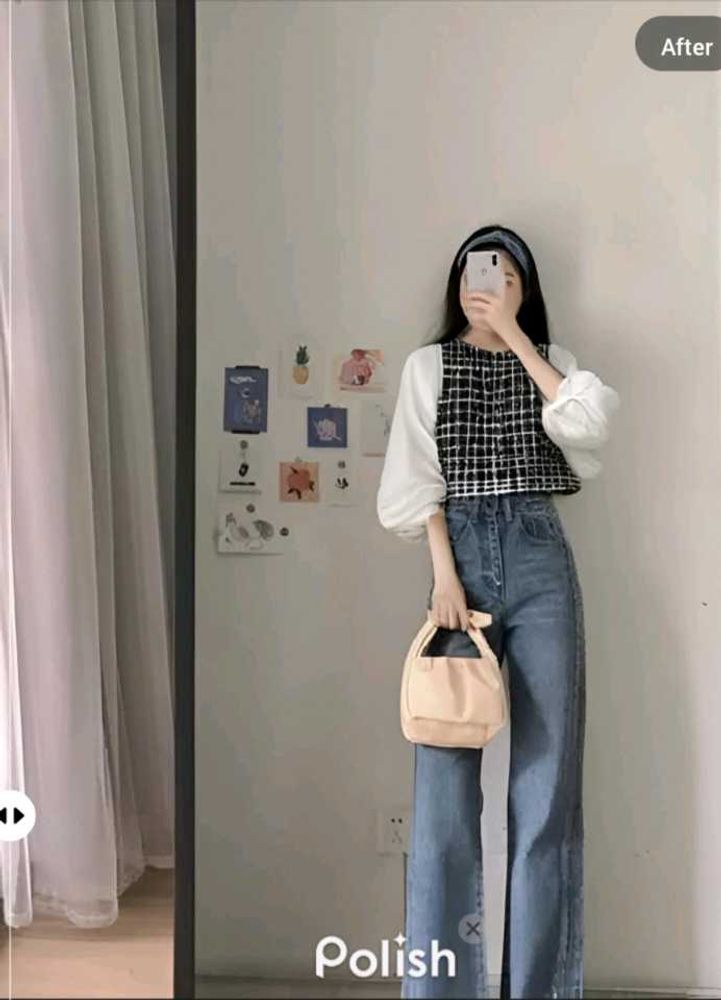 New With Tag Korean Premium Half Pullover