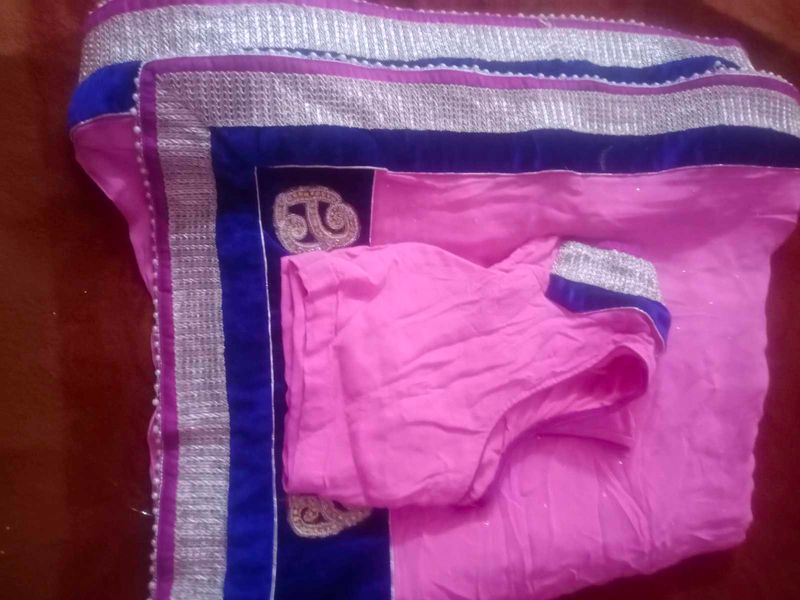 Elegant Pink Saree