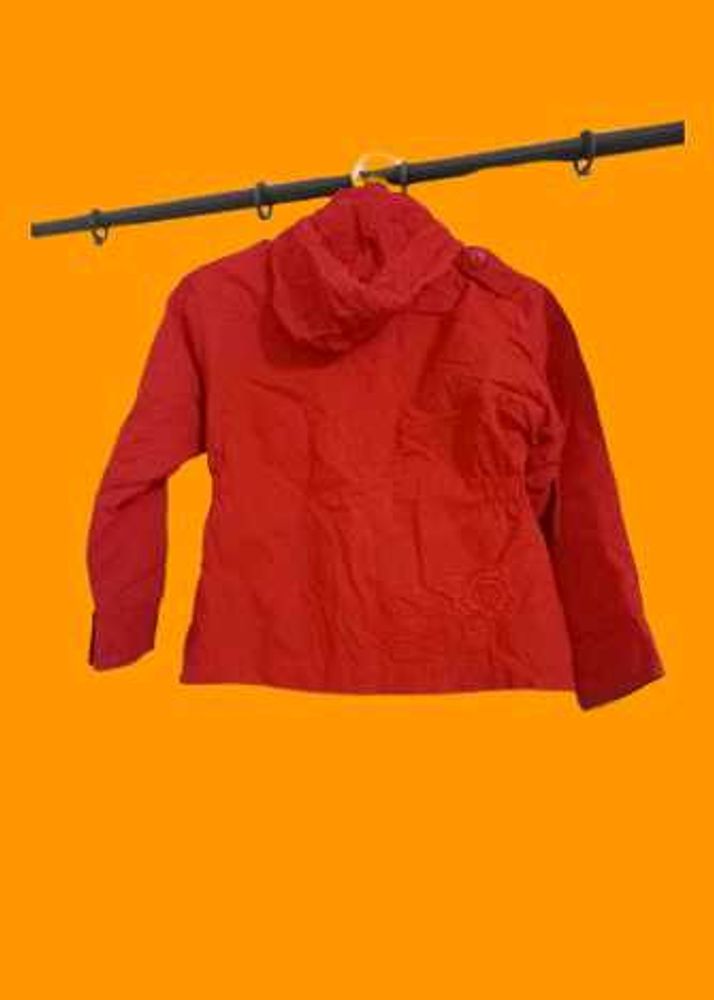 Cotton Embroidery Jacket With Hudie