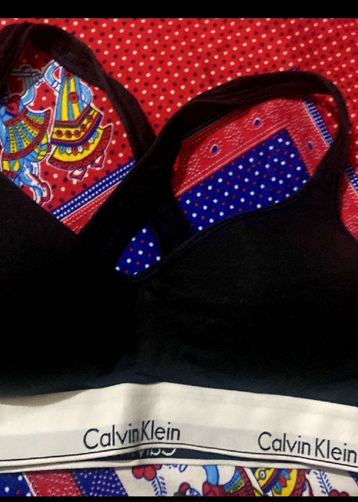 Calvin Klein Black Sports Bra