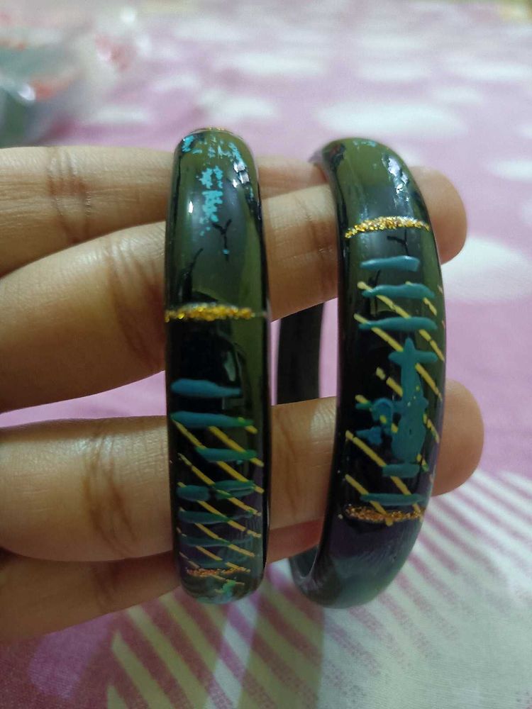 Painted Bangle Set