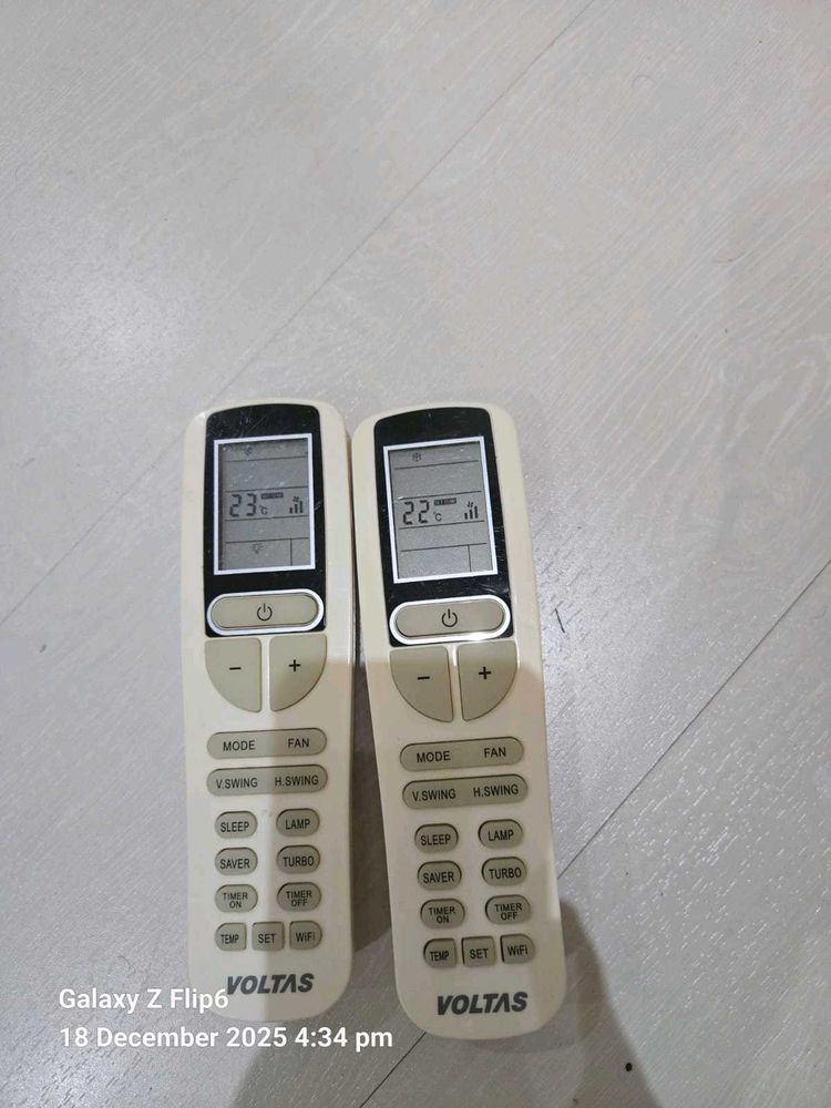 Voltas AC Remote - Set of 2