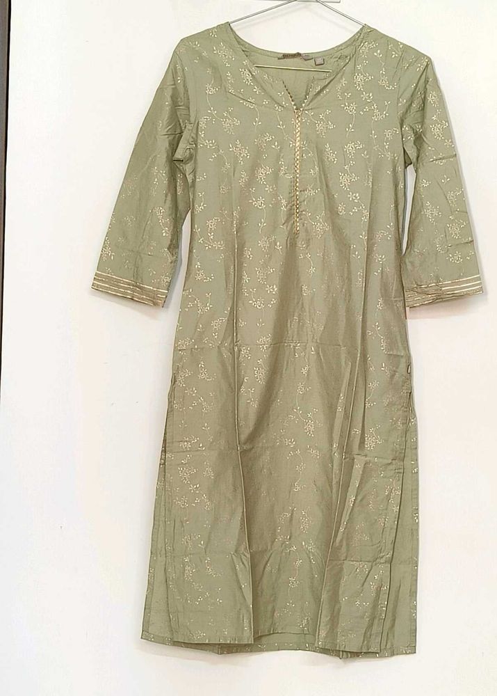 beautiful pastel green kurti