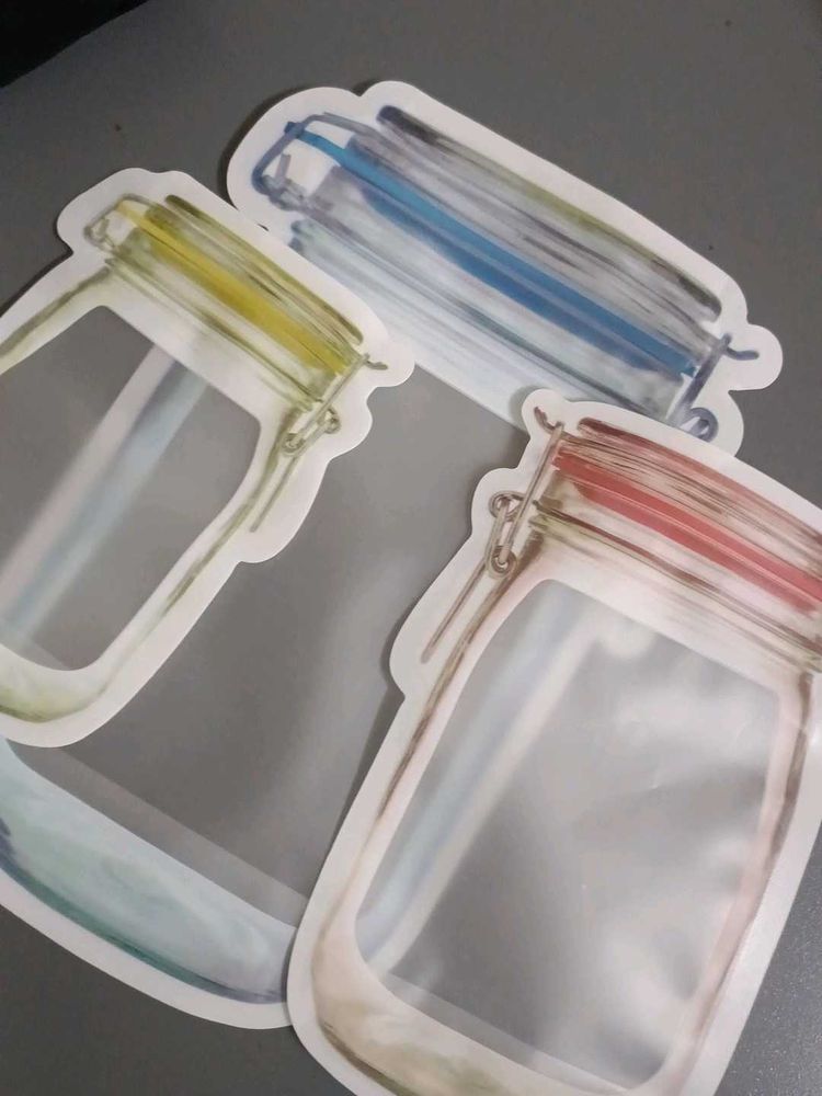 Bottle Shaped Pouches With Zipper