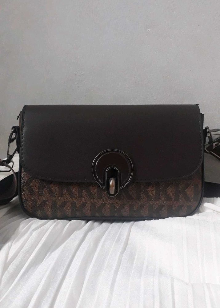 Brown Sladdle Sling Bag New