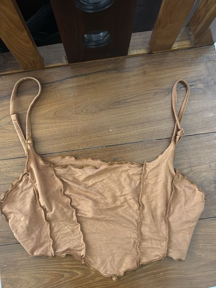 Brown Corset Top