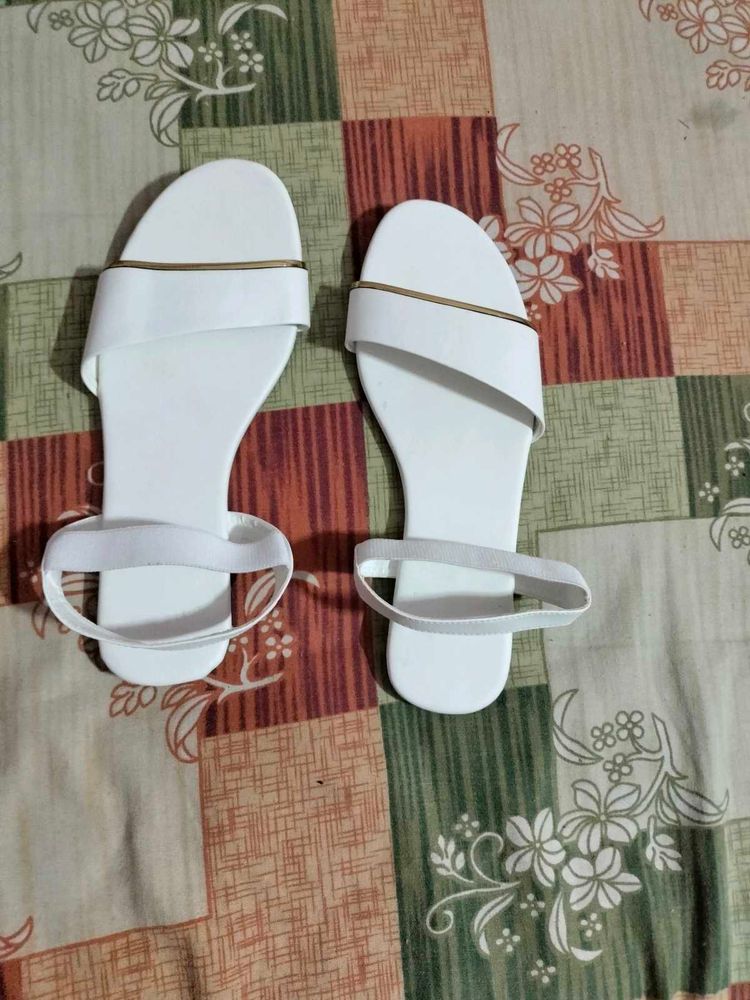 White Flats &amp; Sandals