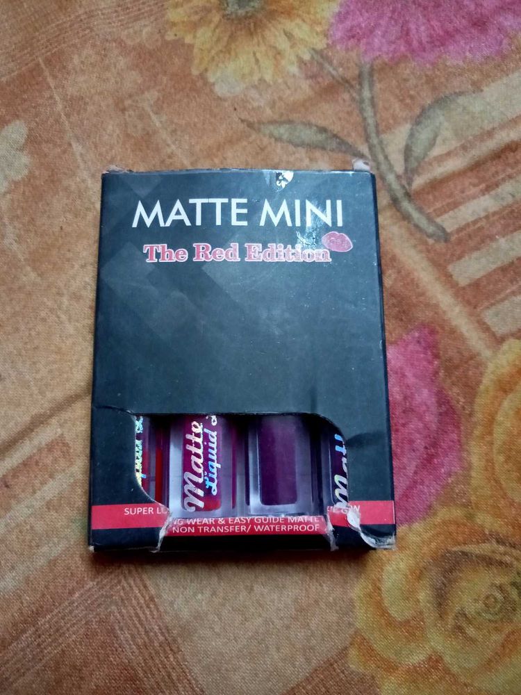 Matte Mini Liquid Lipstick - Red Edition