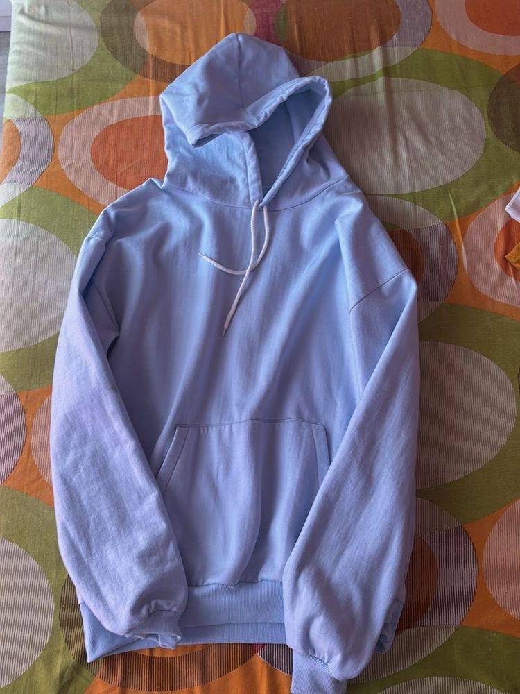 Oversized Blue Hoodie