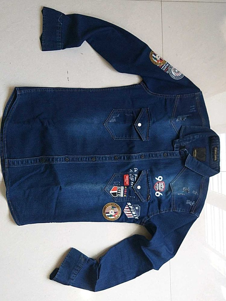 Stylish Denim Shaket (shirt/jacket)