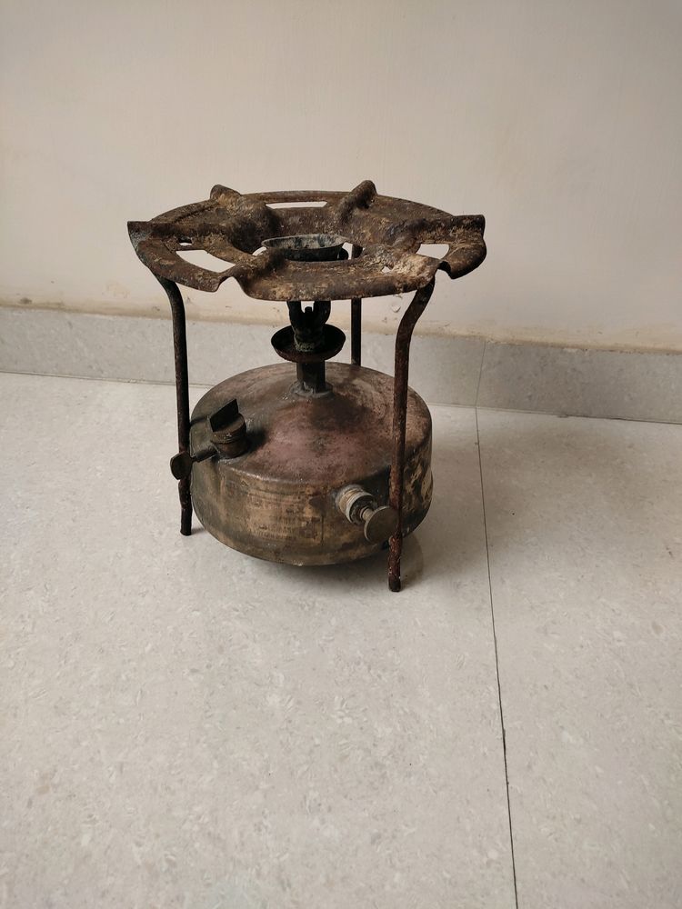 Vintage Brass Tank Kerosene Pressure Stove &amp; 2 Telephone Diaries 40+ Yrs