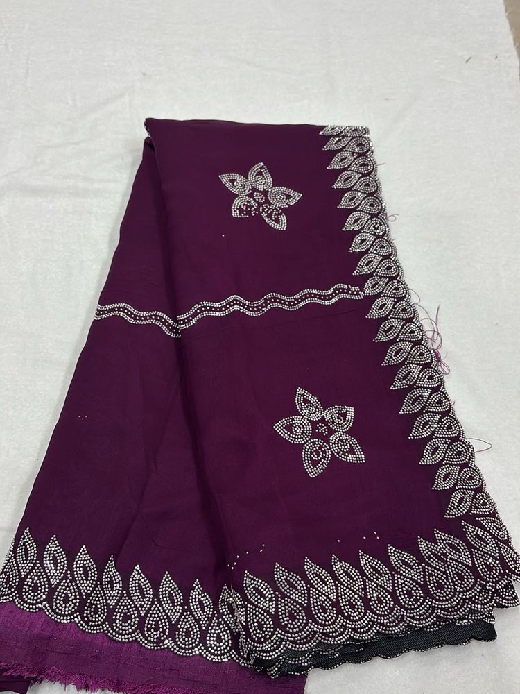 Elegant Purple Saree