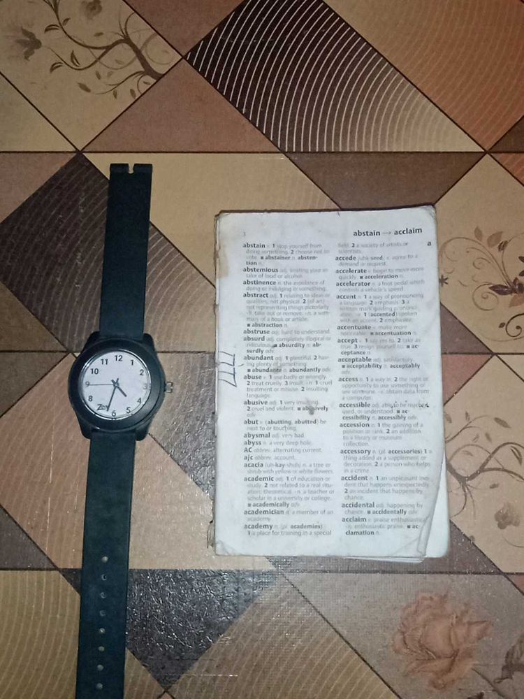 Watch And Dictionary