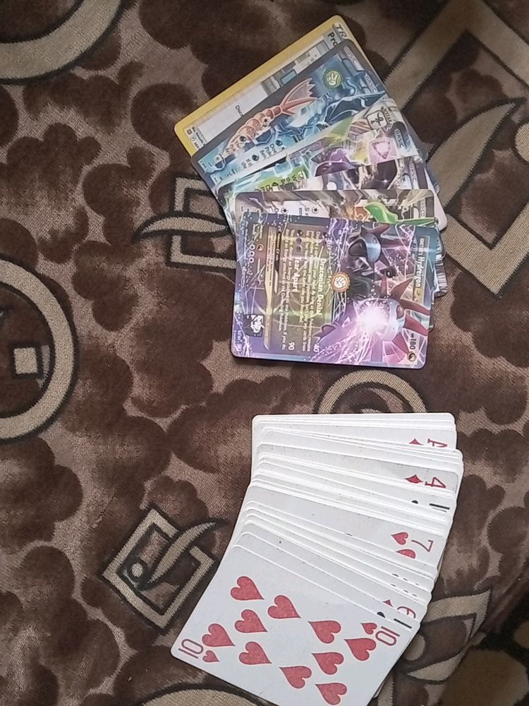 Pokemon And Playing Cards