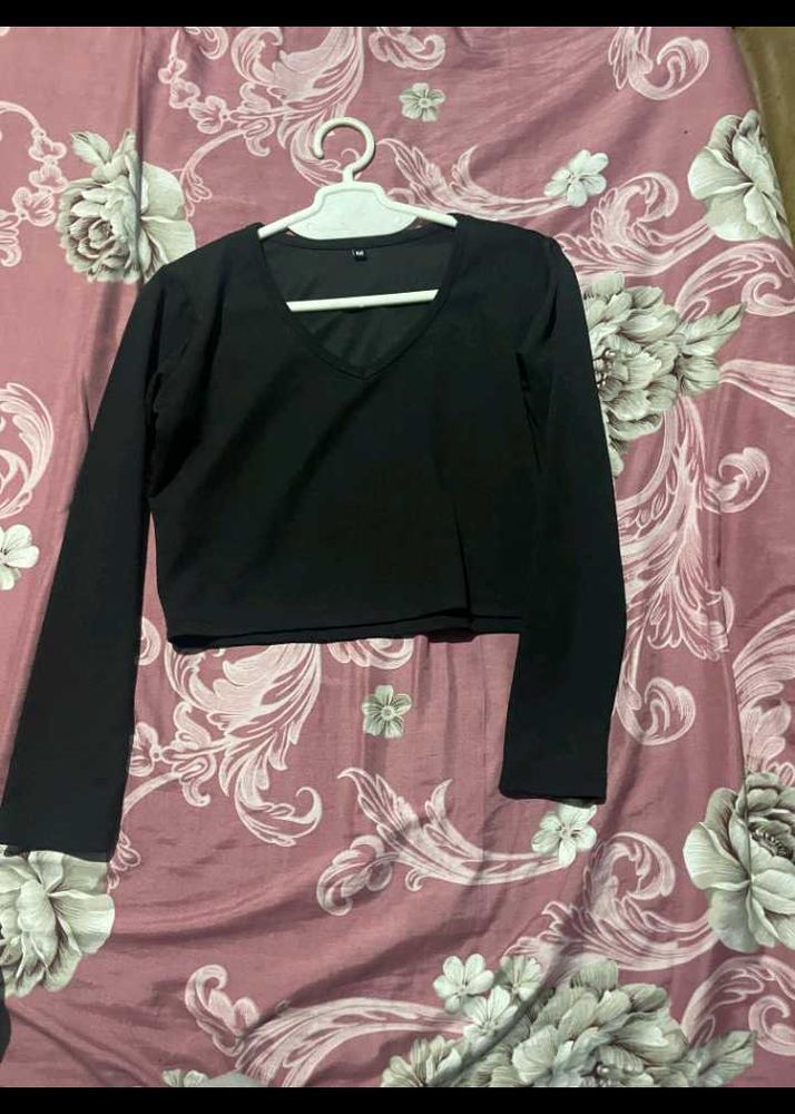 Black Crop Top Available