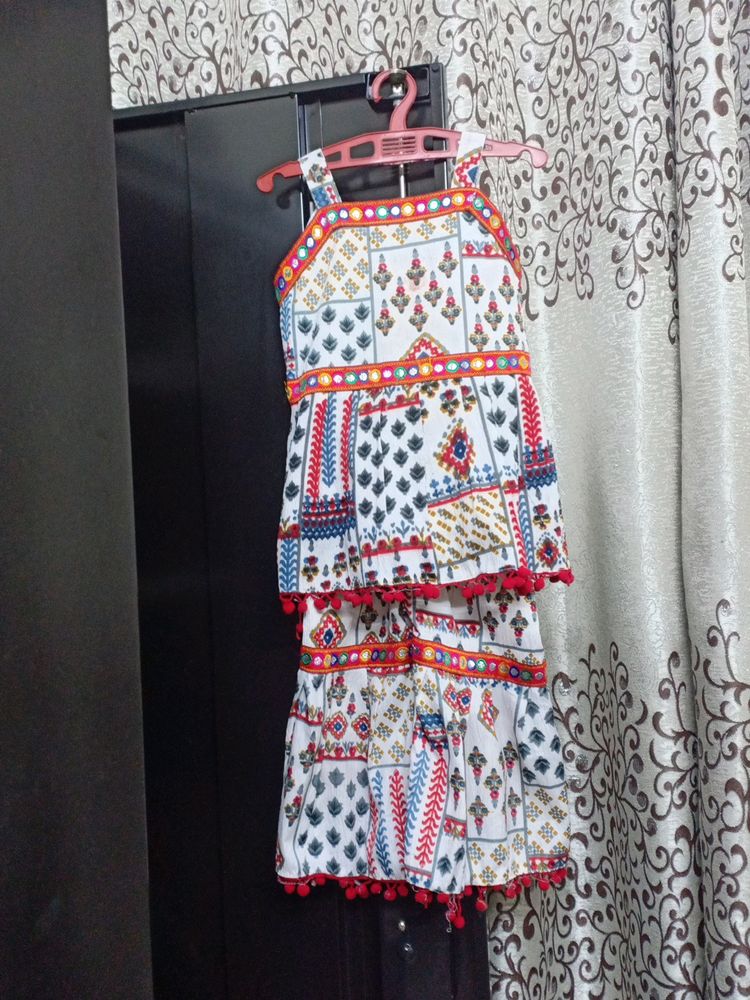 Sharara Dress For 2-3years Baby Girl
