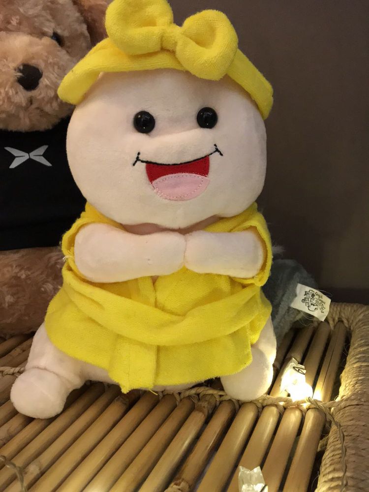Cute Yellow Plush Doll