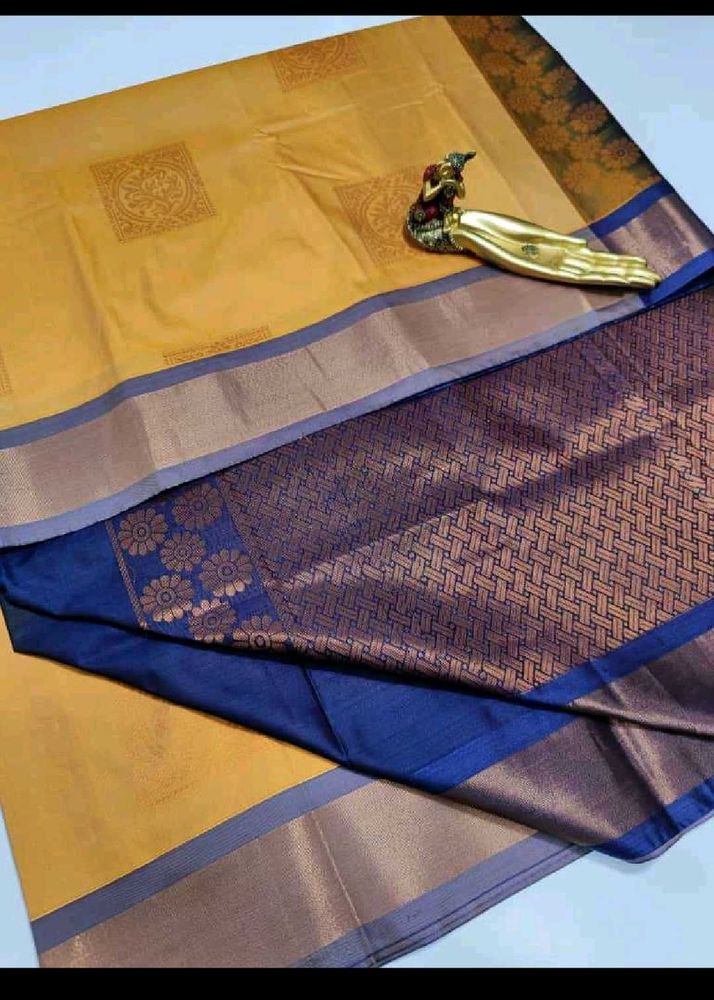 Elegant Traditional yellow  Saree