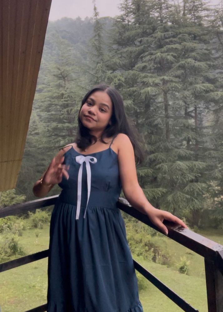 Cute Navy Blue Sundress