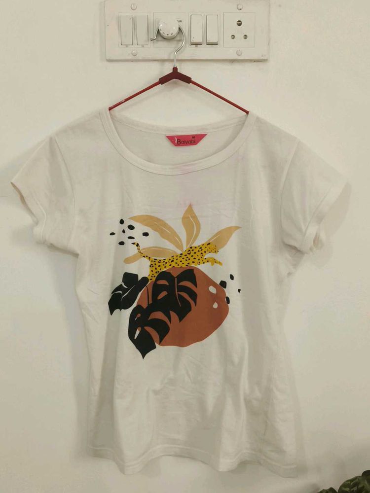 Cute Graphic Print Tee