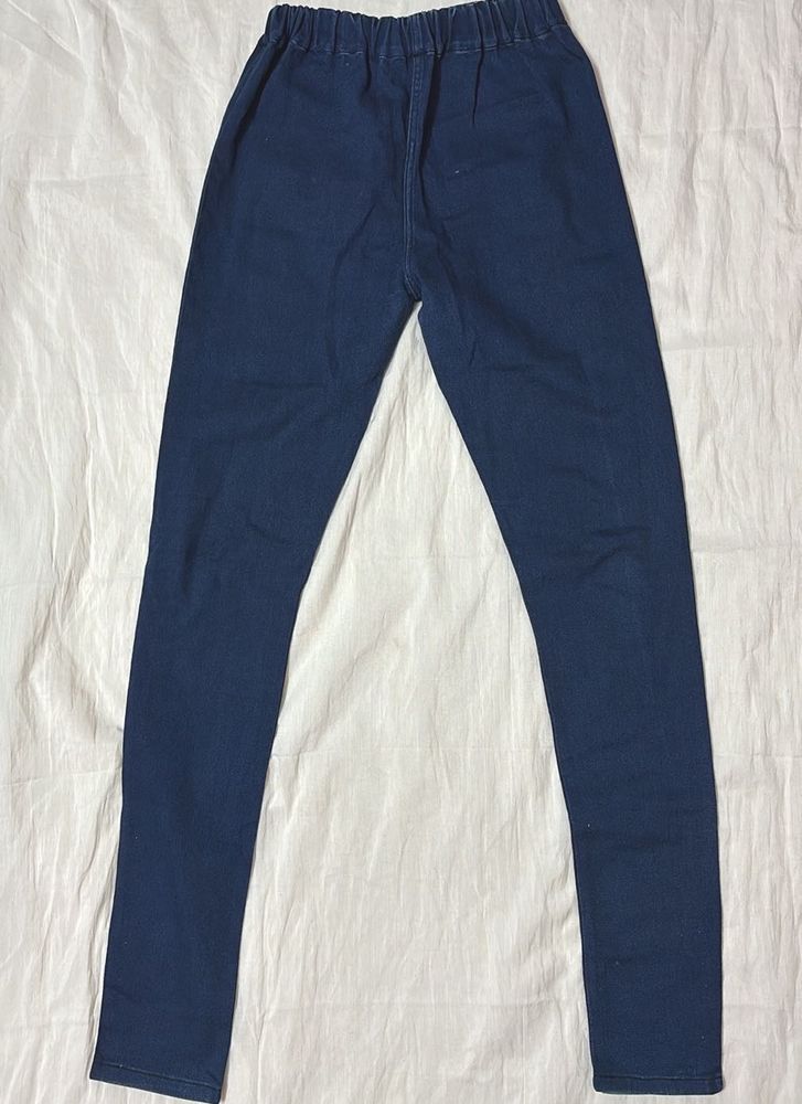 Dark Blue Jeggin Denim Pants