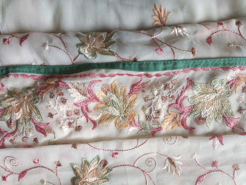 Embroidered Fabric Piece