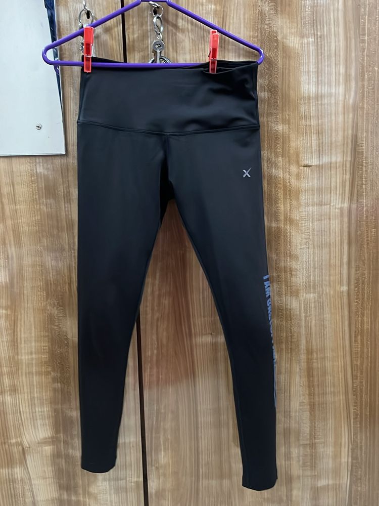 Hrx Women Black Printed Tights