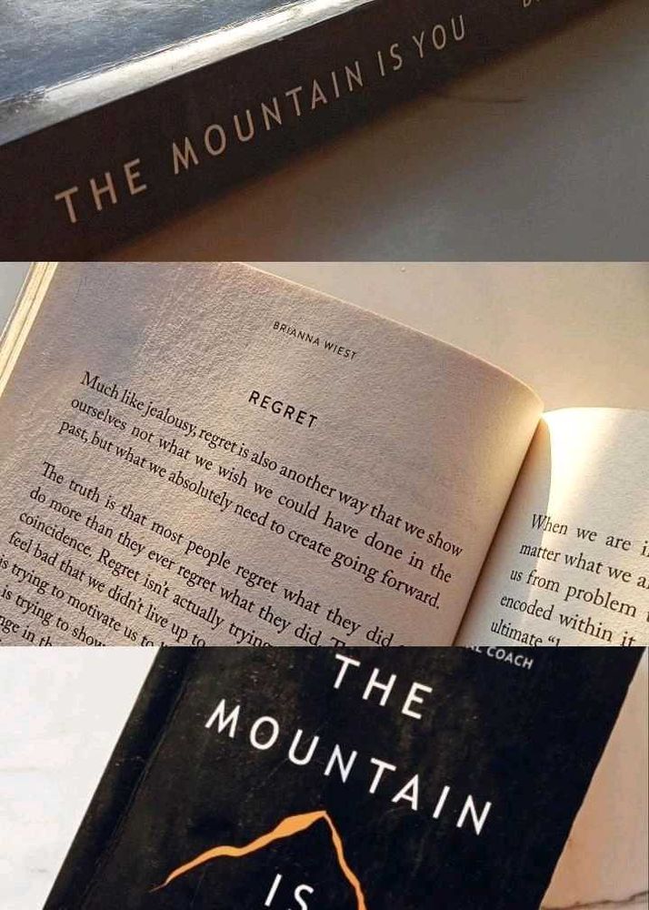 The Mountain Is You Book