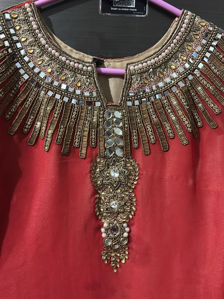 Neck Hand Work Heavy Kurta