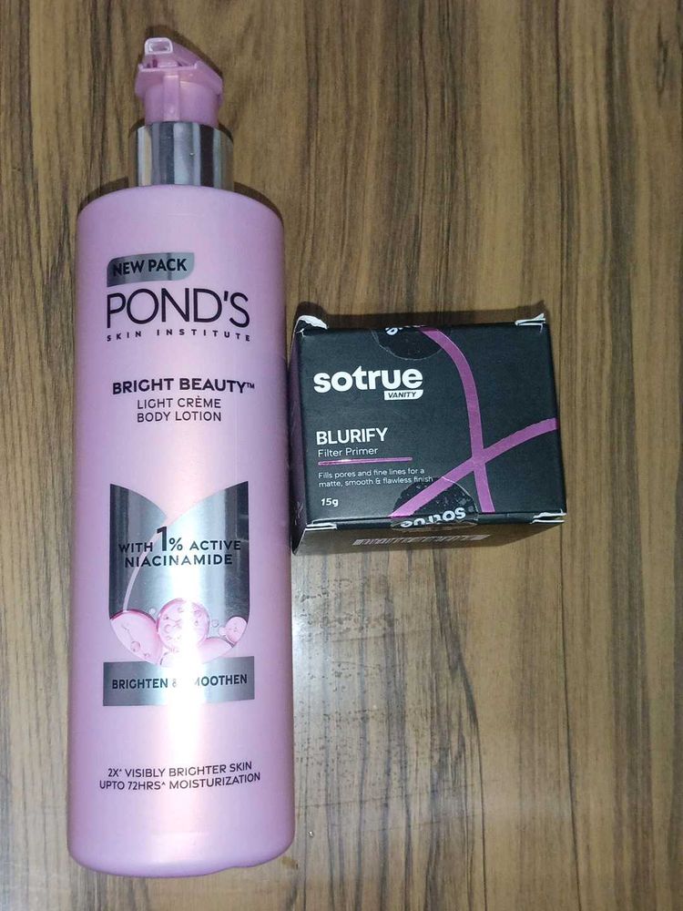 Pond's Bright Beauty &amp; Sotrue Primer