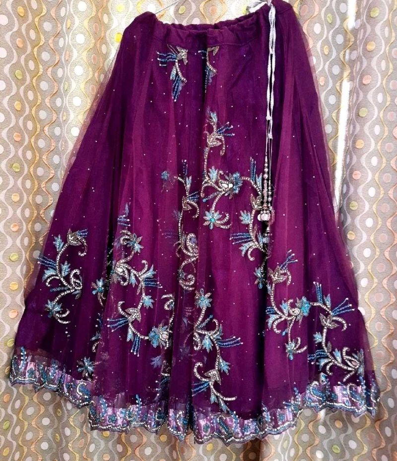 Royal Purple Lehnga| Wedding Season | Party Wear