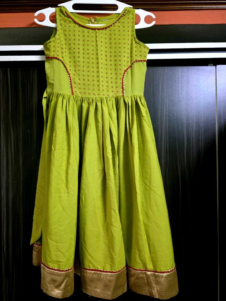 Cute green frock | party wear