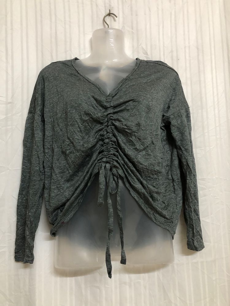 Zella V Neck Long Sleeve Top