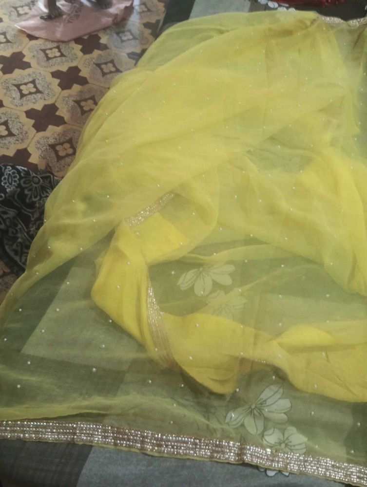 Elegant Yellow saree