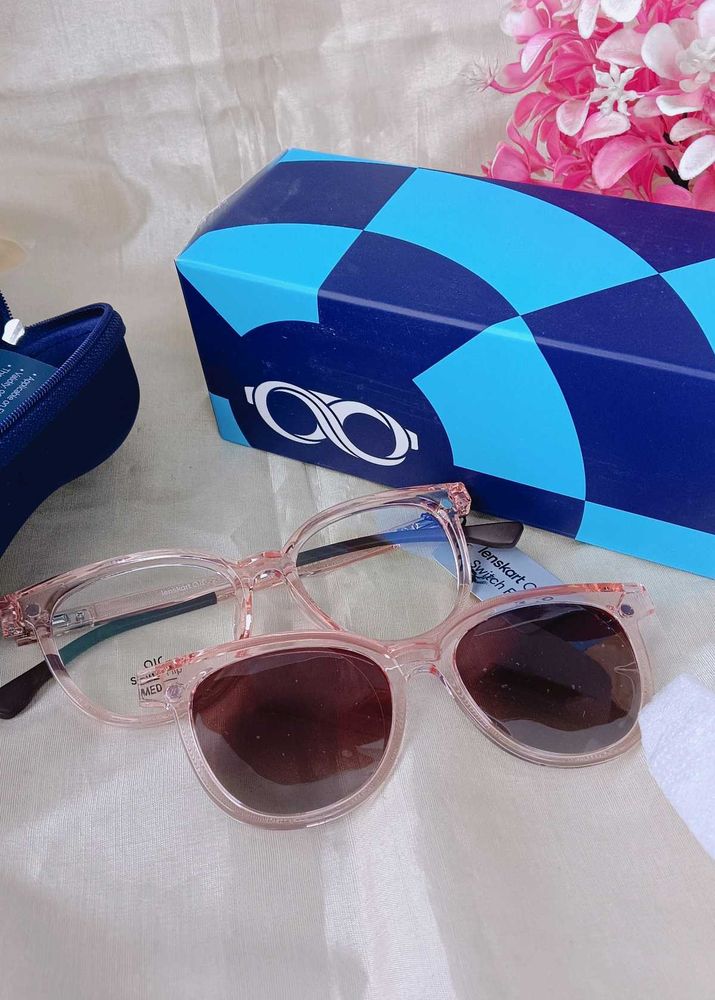 Stylish Pink Lenskart Frames