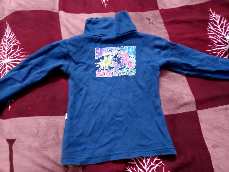 Baby Boy Full Collar Tshirts Winter Wear