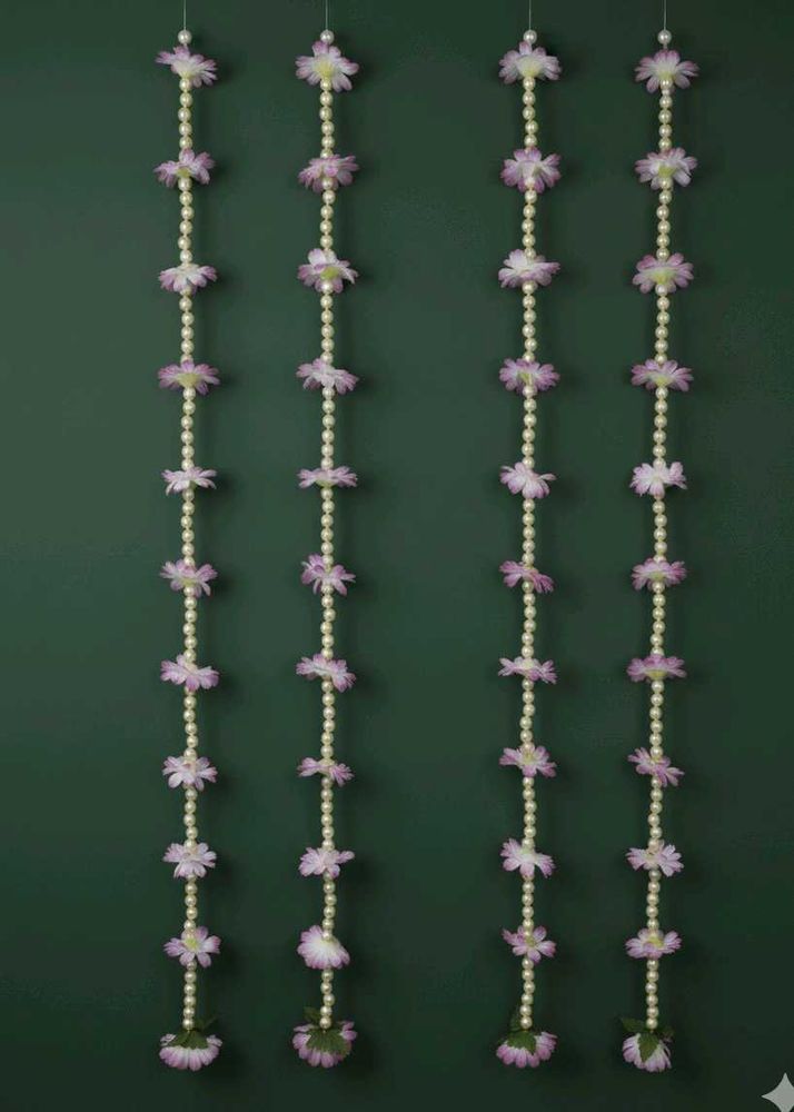 Floral &amp; Pearl Toran