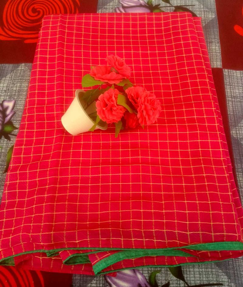 Box Pattern SilkSaree-Timeless Elegance