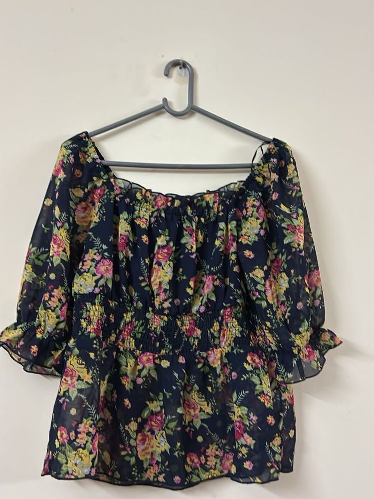Floral Print Top