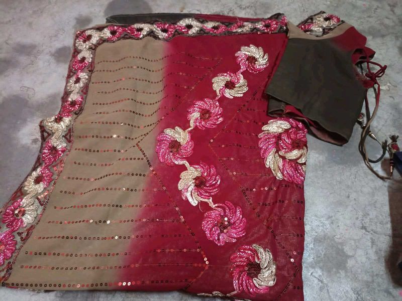 Bollywood Georgette Embroidery Sequence Heavy Work