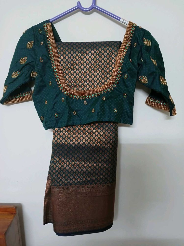 Fixed Price_Saree&amp;Magam Blouse Set