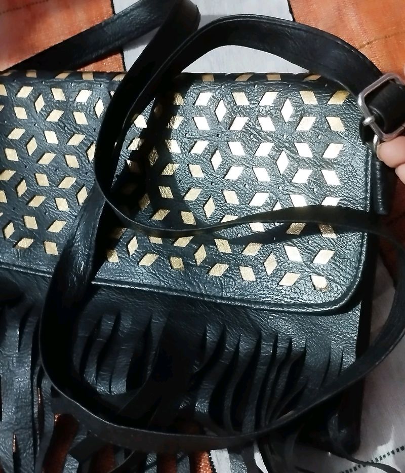 Elegant PU Leather Sling Bag/Parse