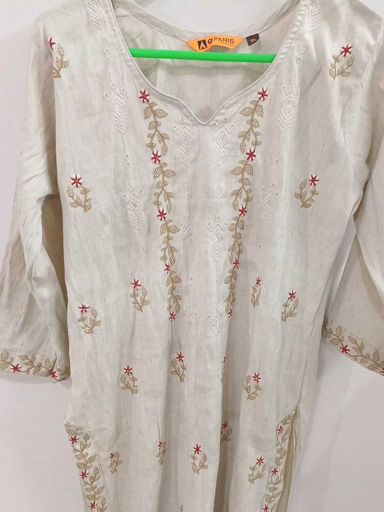 Embroidered Tunic Top