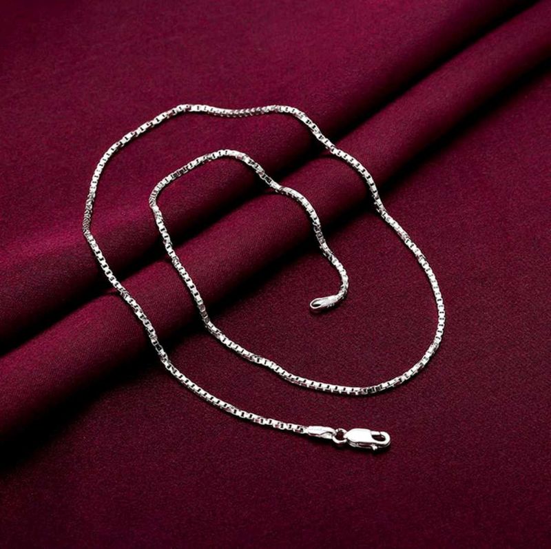 Giva 925 Real Silver Twisted Box Chain
