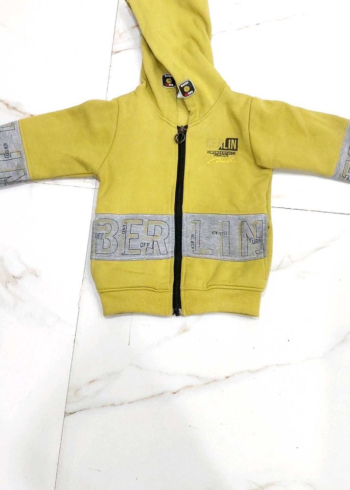 Cute Yellow Kids Hoodie