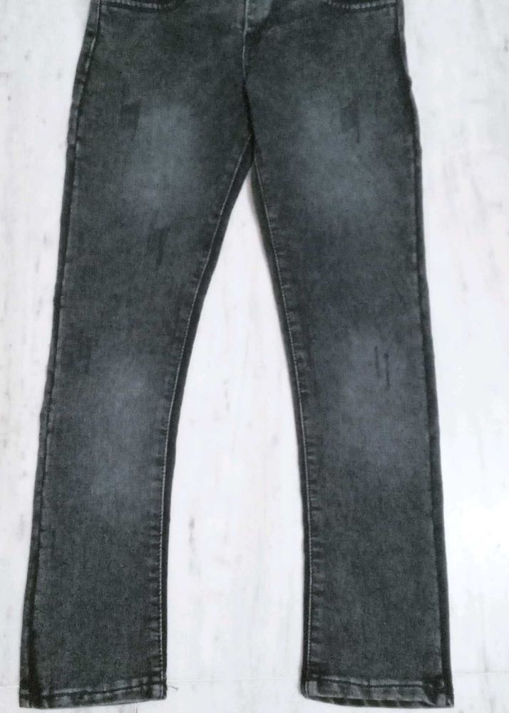 Gray Denim Jeans