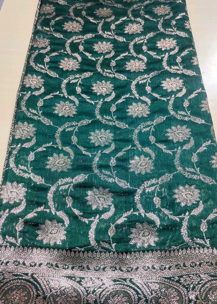 Green Floral Saree