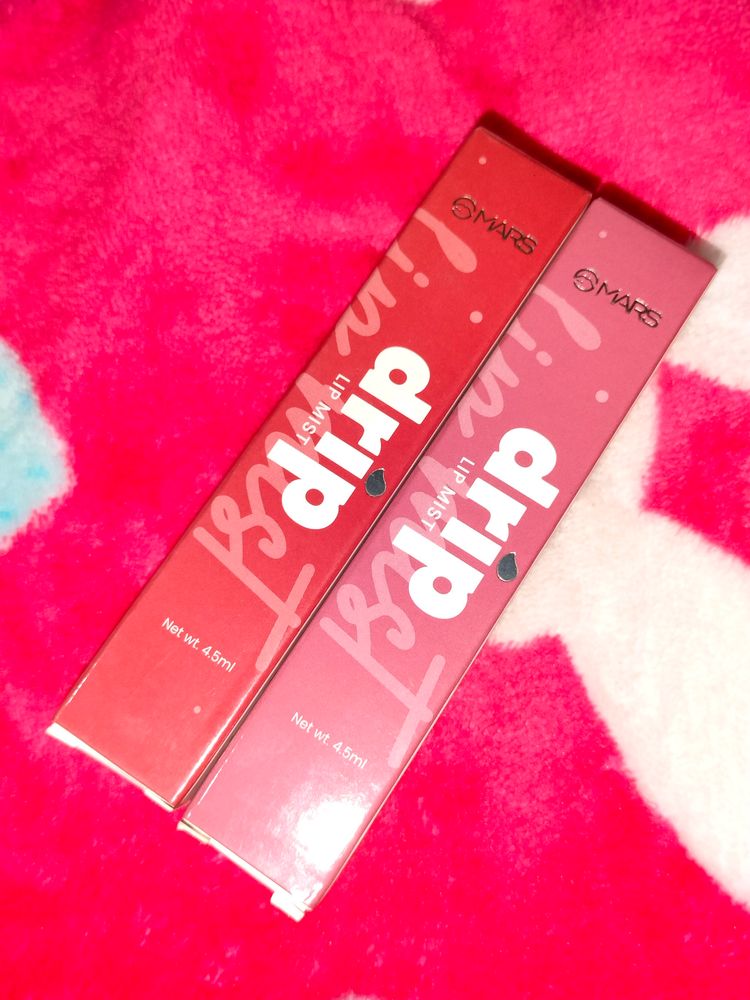 Mars Drip Lip Mist Lip Gloss ~ Dupe Of Korean Tint ( Shade Mulberry &amp; Pomelo)