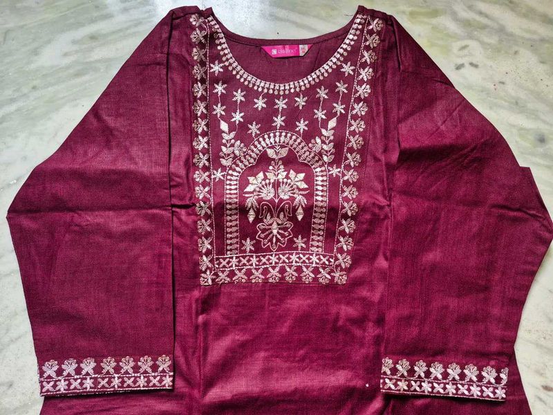 Embroidered Kurta